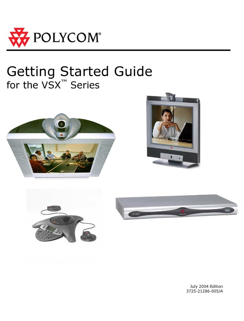 Polycom VSX Series Getting started guide