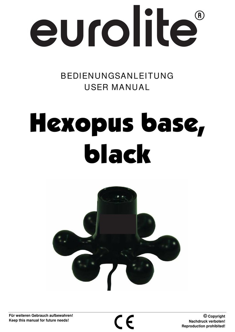 euroline Hexopus base black user manual