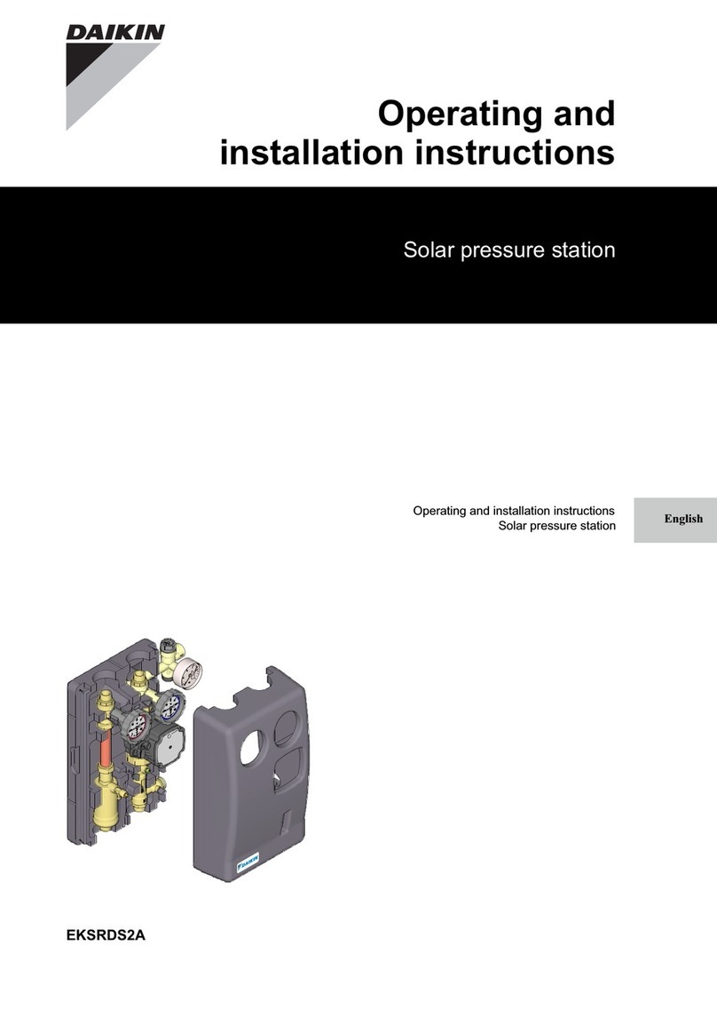 Daikin EKSRDS2A Operating and installation instructions