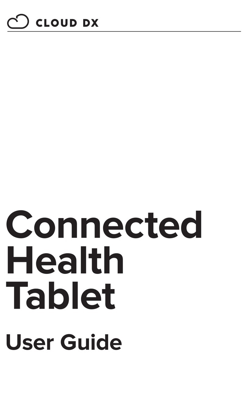 Cloud DX Connected Health Tablet user guide