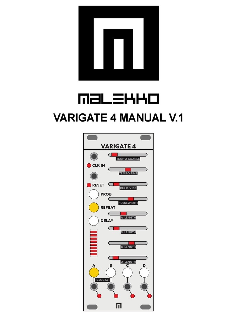 Malekko VARIGATE 4 manual