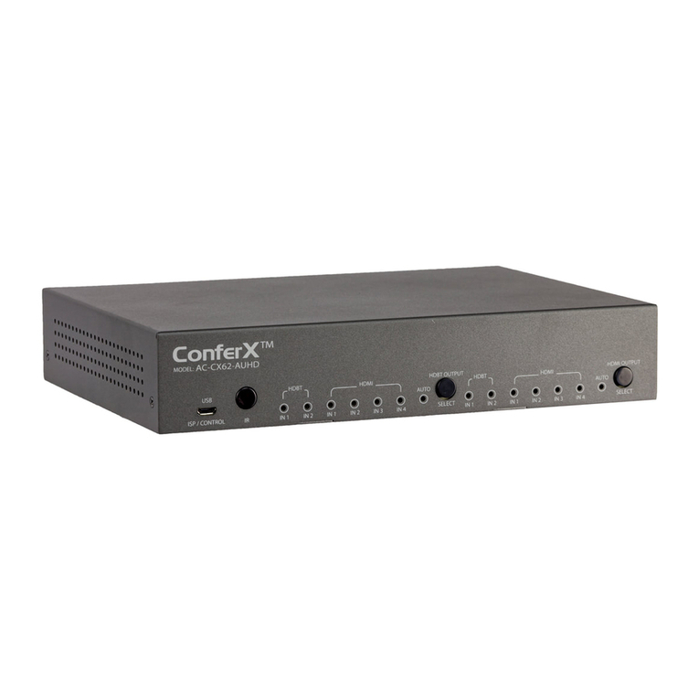 AVPro Edge ConferX AC-CX62-AUHD User manual