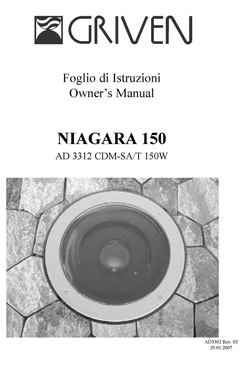 Griven NIAGARA 150 owner's manual