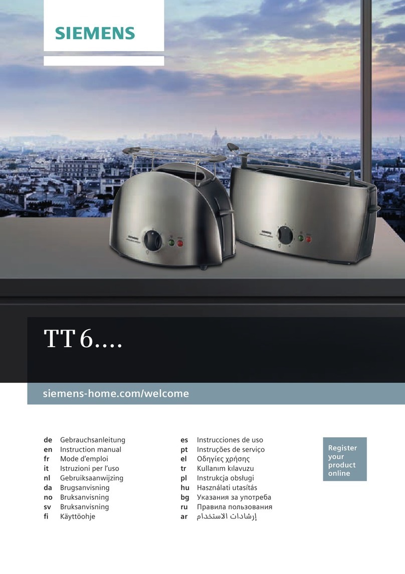 Siemens TT6 series instruction manual