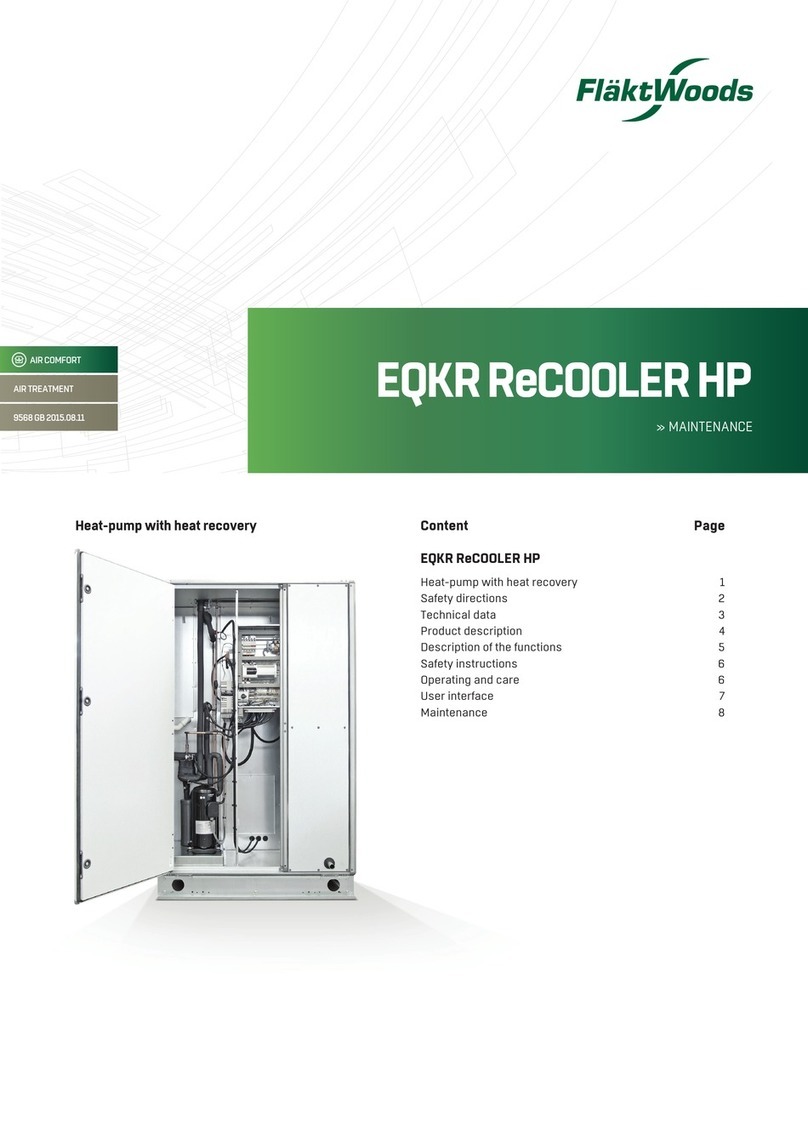flakt woods EQKR ReCOOLER HP maintenance