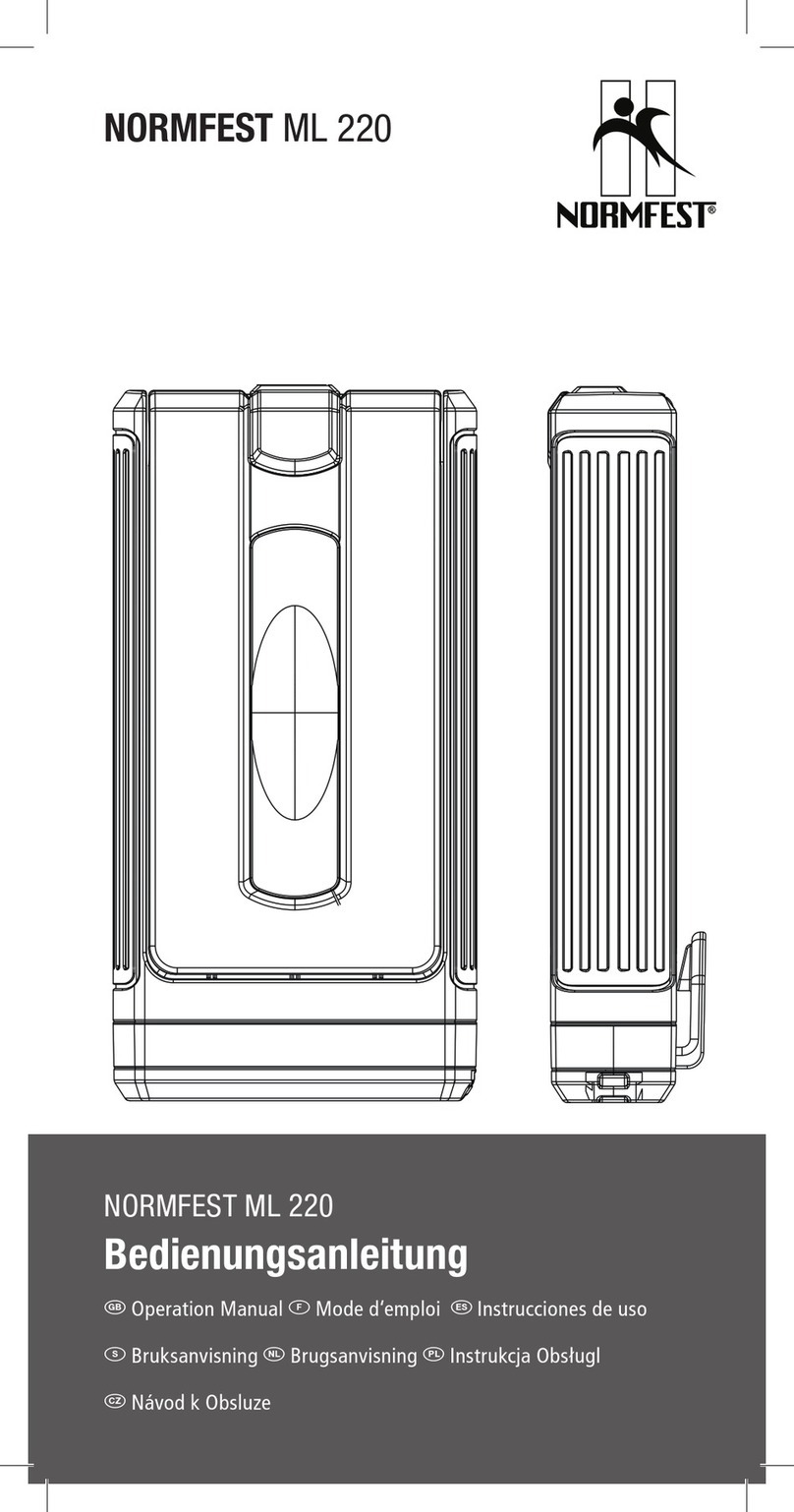Normfest ML 220 Operation manual