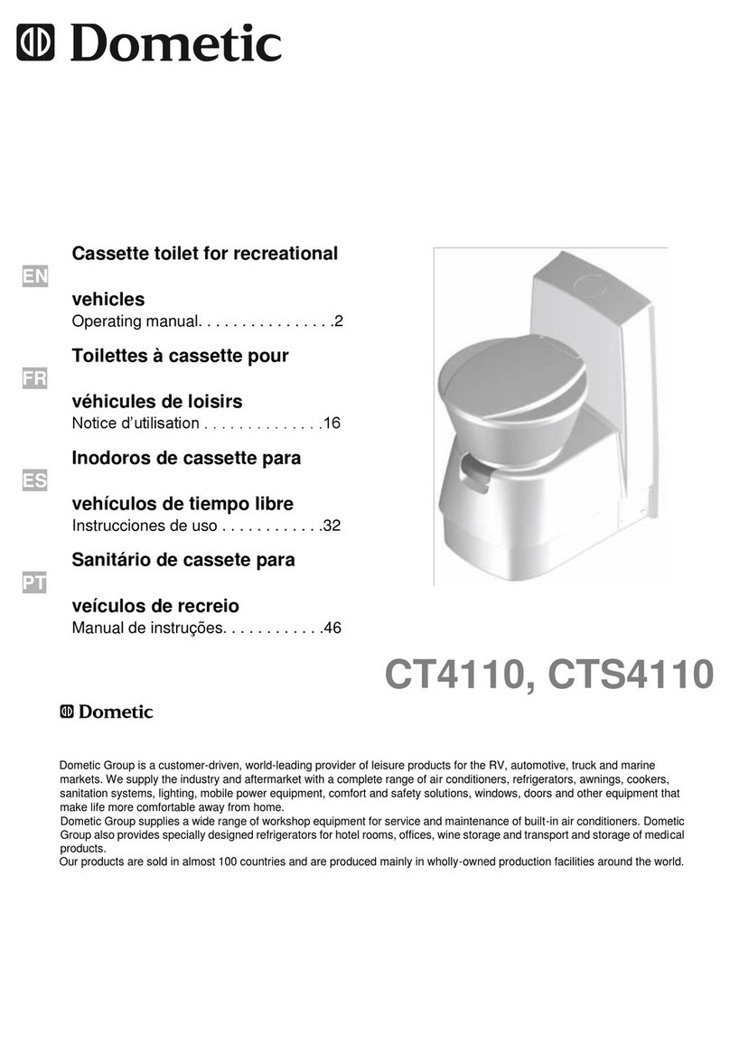 Dometic CT 4110 operating manual