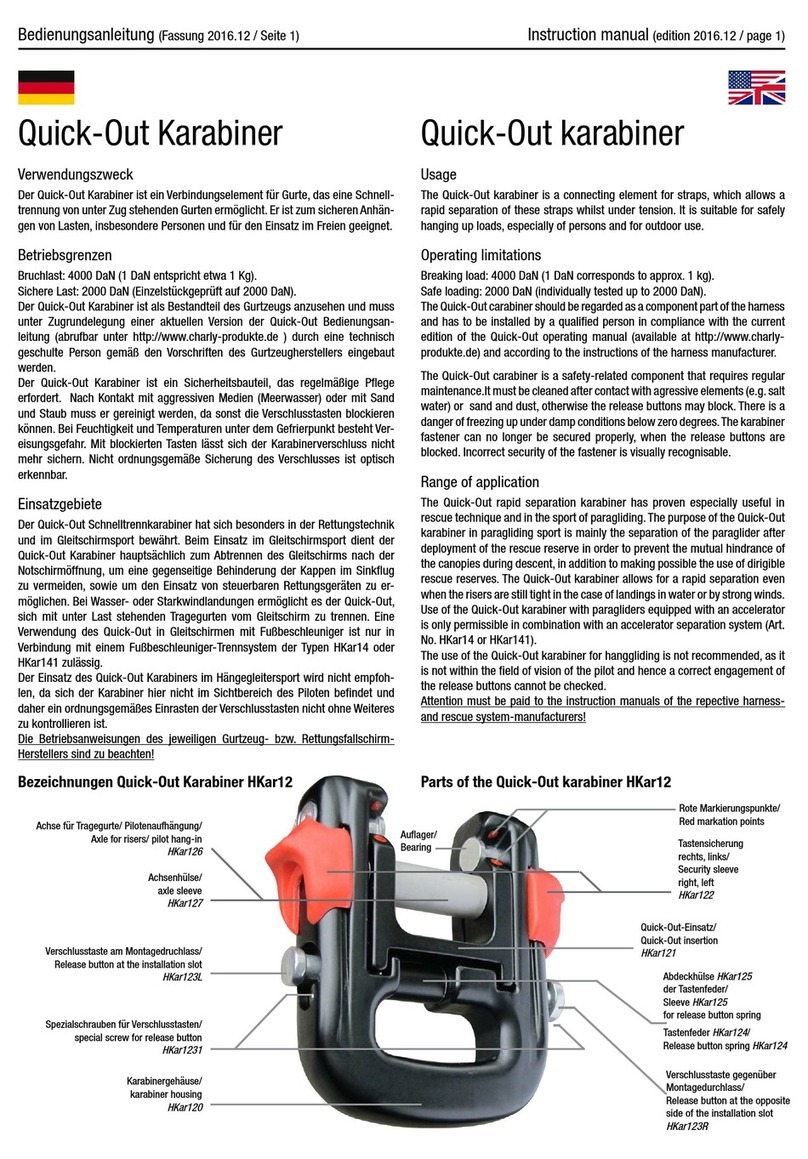 Finsterwalder Ouick-Out HKar12 User manual