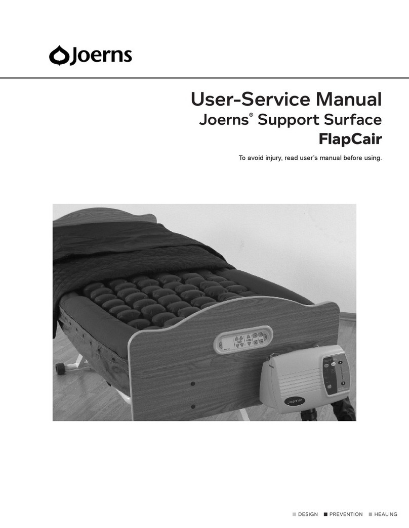 Joerns Healthcare FlapCair Troubleshooting guide