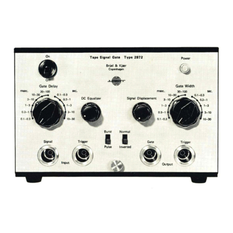 BRUEL & KJAER 2972 User guide