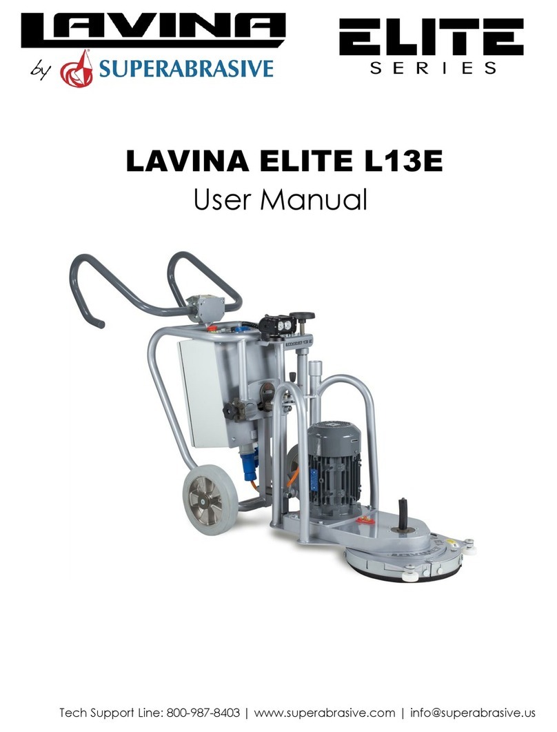 Superabrasive LAVINA ELITE Series user manual
