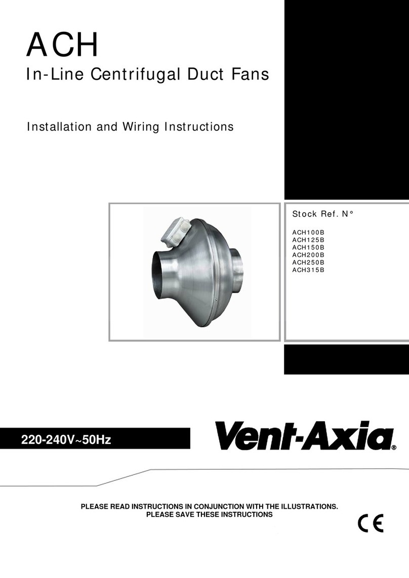 Vent-Axia ACH100B Assembly instructions