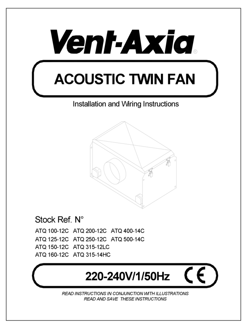 Vent-Axia ATQ 400-14C Assembly instructions Vent-Axia ATQ 400-14C Assembly instructions