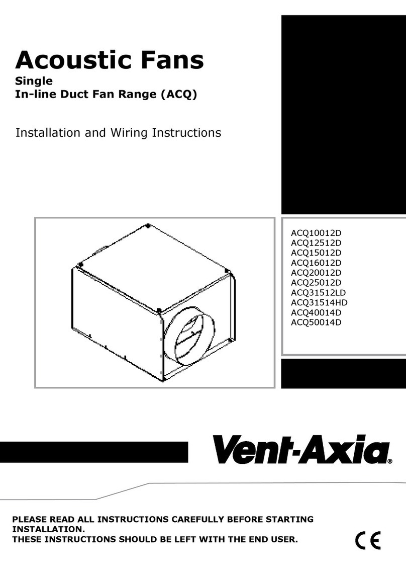 Vent-Axia ACQ10012D Assembly instructions Vent-Axia ACQ10012D Assembly instructions