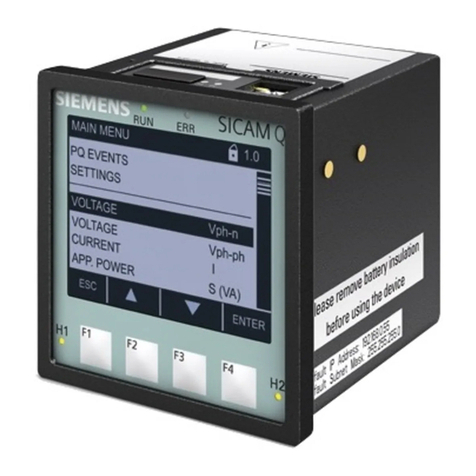 Siemens SICAM Q100 Device manual
