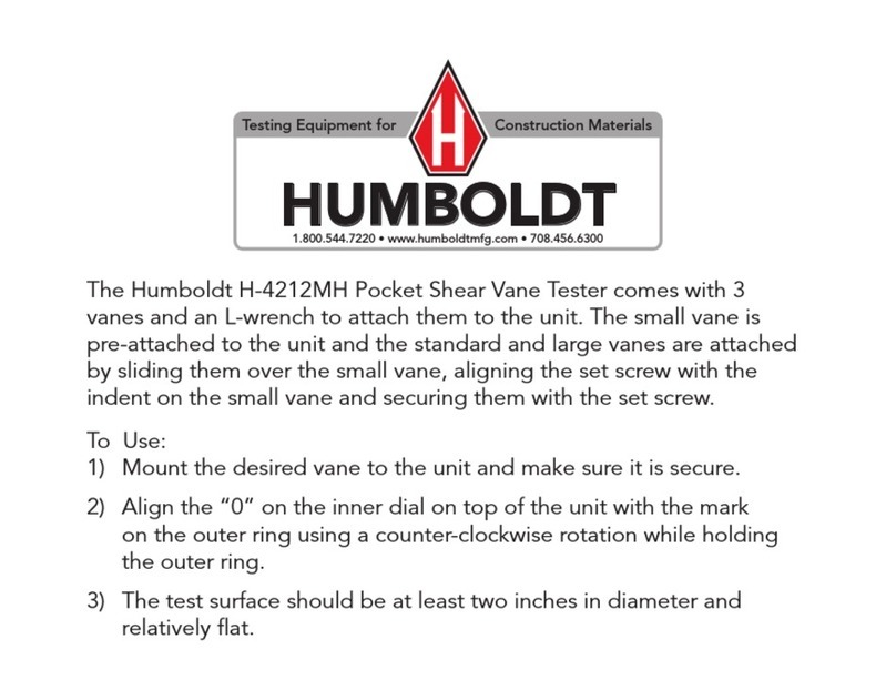 Humboldt H-4212MH quick start guide