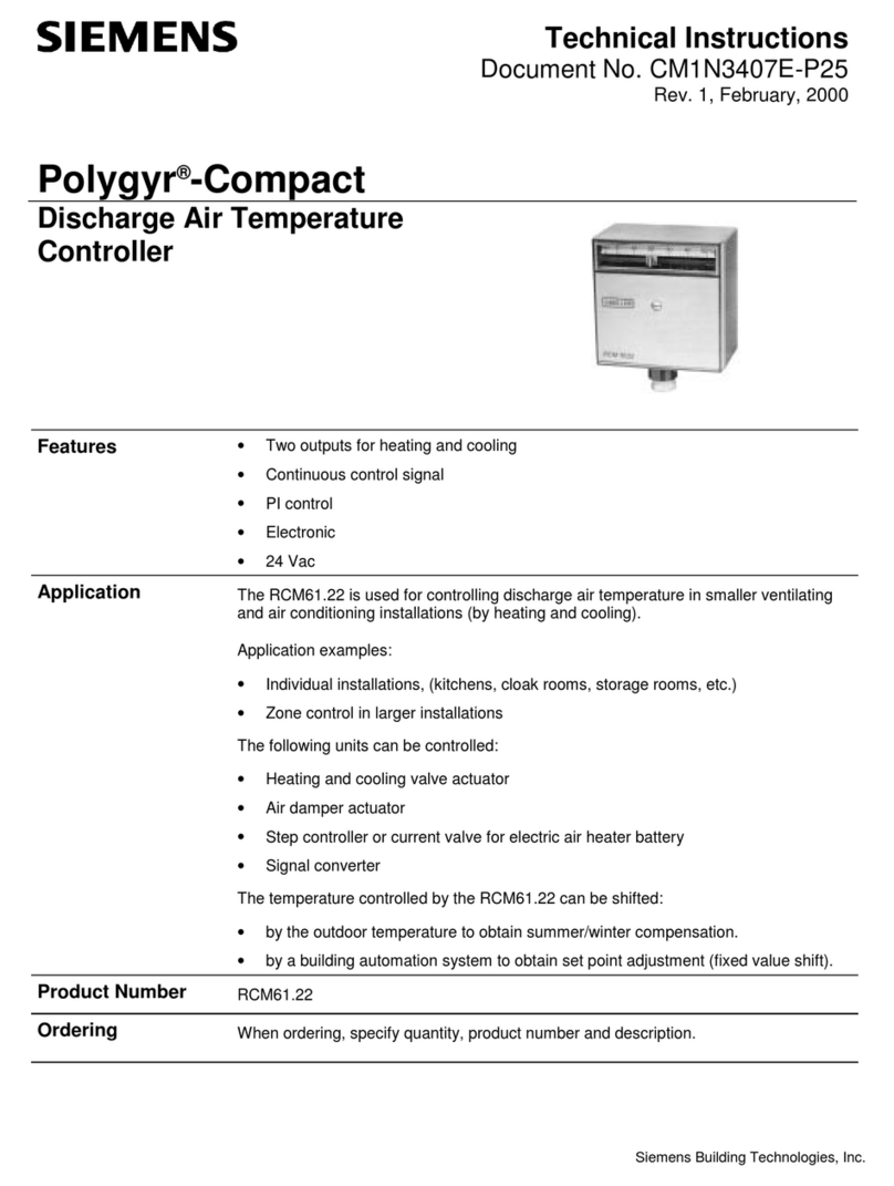 Siemens Polygyr-Compact Technical instructions