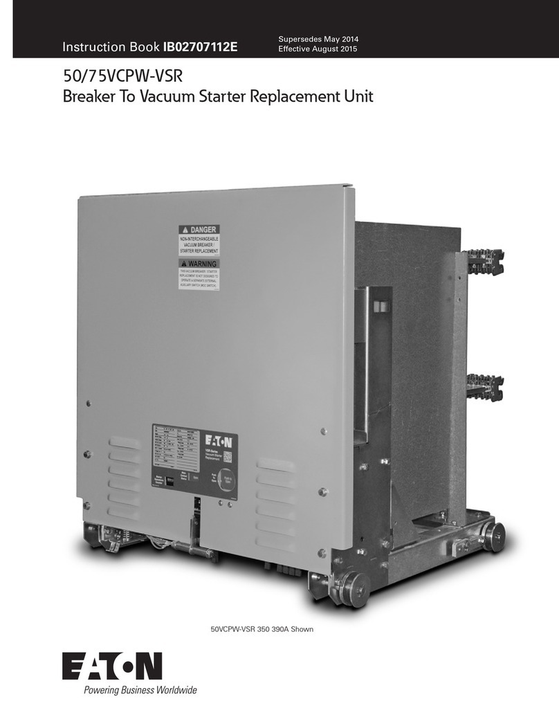 Eaton 75VCPW-VSR Instruction book Eaton 75VCPW-VSR Instruction book
