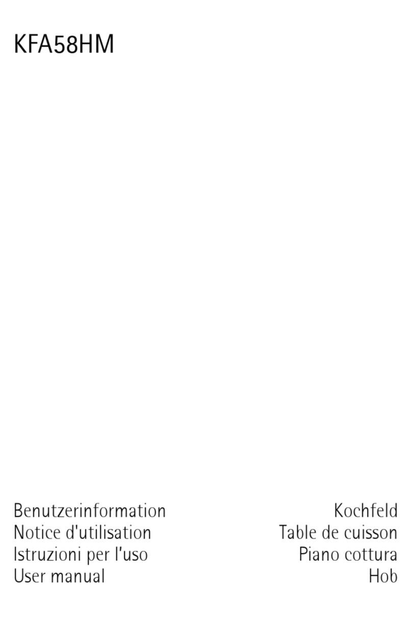 AEG KFA58HM User manual