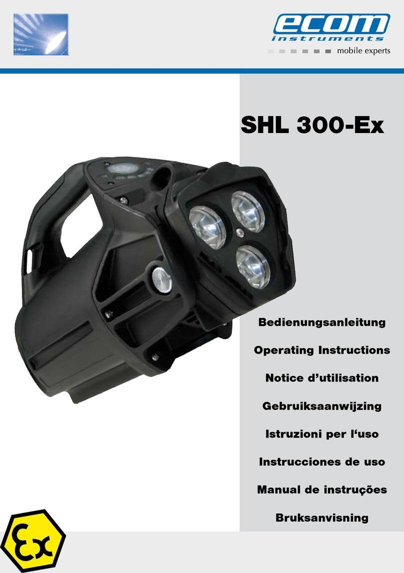 Ecom Instruments SHL 300-Ex operating instructions