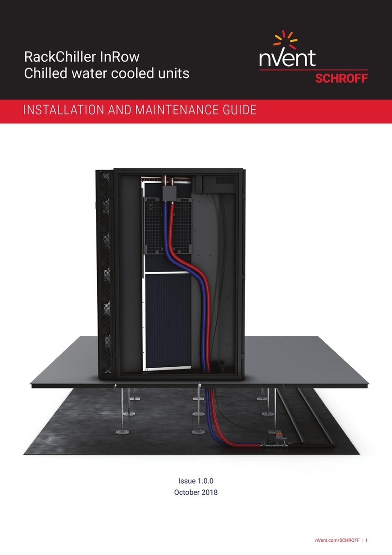 nvent Schroff RackChiller InRow Series Installation and maintenance guide