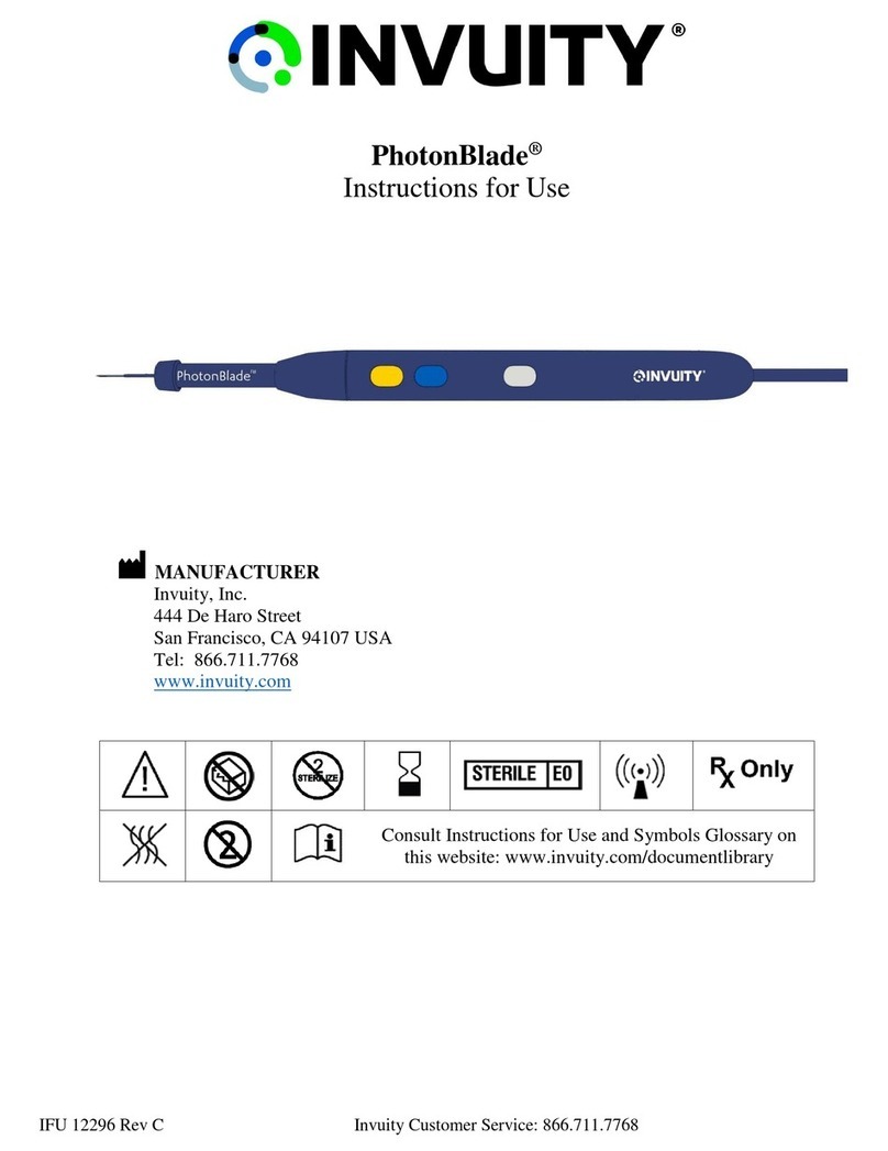 Invuity PhotonBlade User manual
