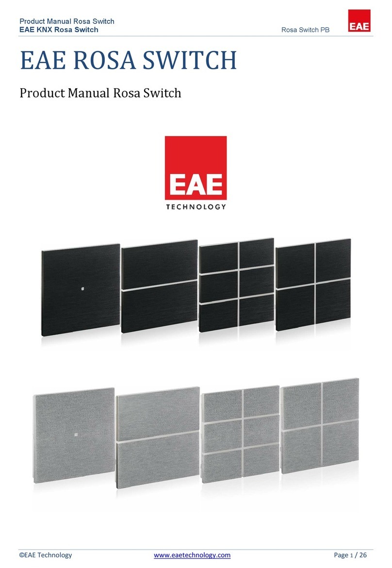 EAE KNX Rosa product manual