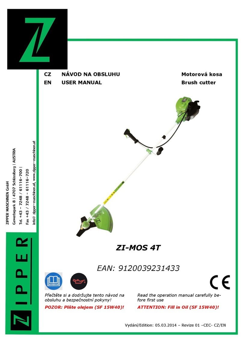 Zipper Mowers ZI-MOS 4T user manual