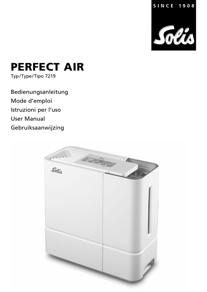 SOLIS PERFECT AIR 7219 user manual