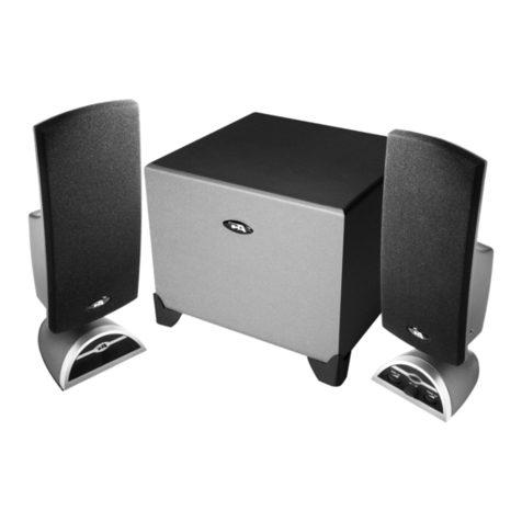Cyber Acoustics CA-3080 owner's guide