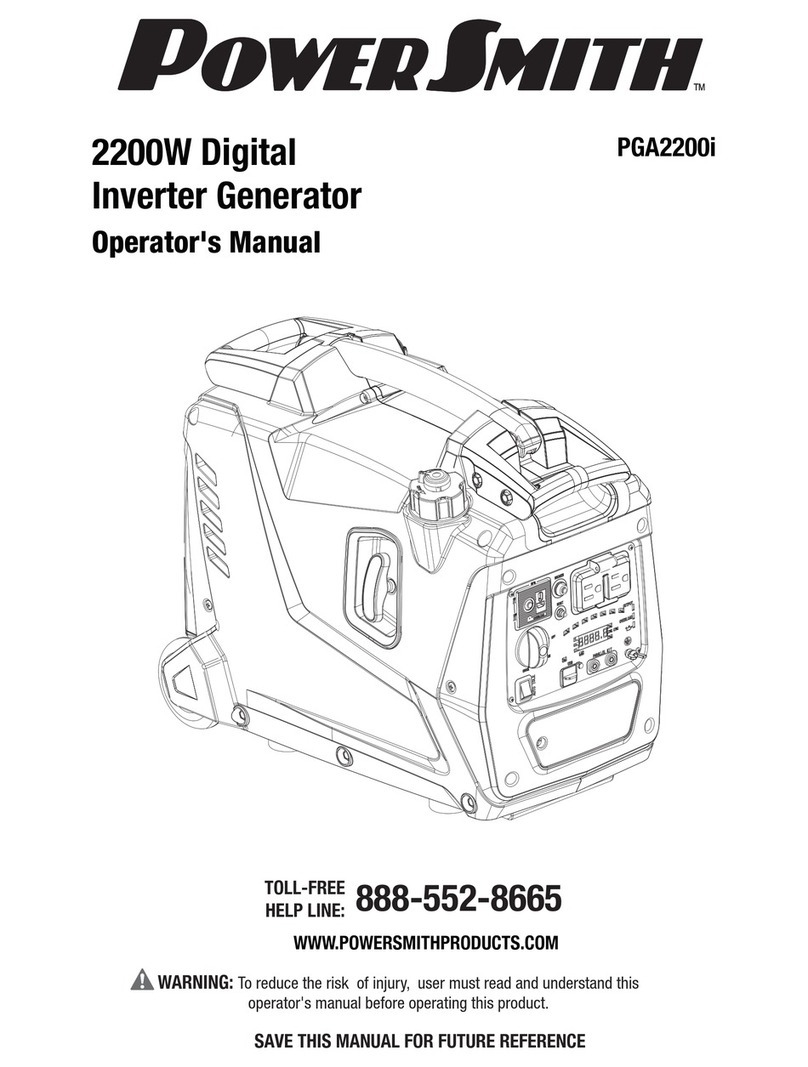 Richpower Power Smith PGA2200i Operator's manual