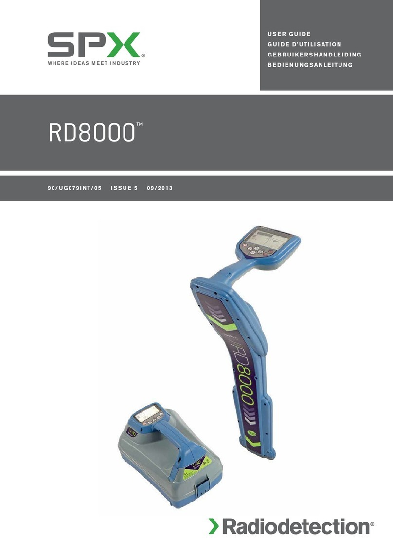 SPX Radiodetection RD8000 User manual