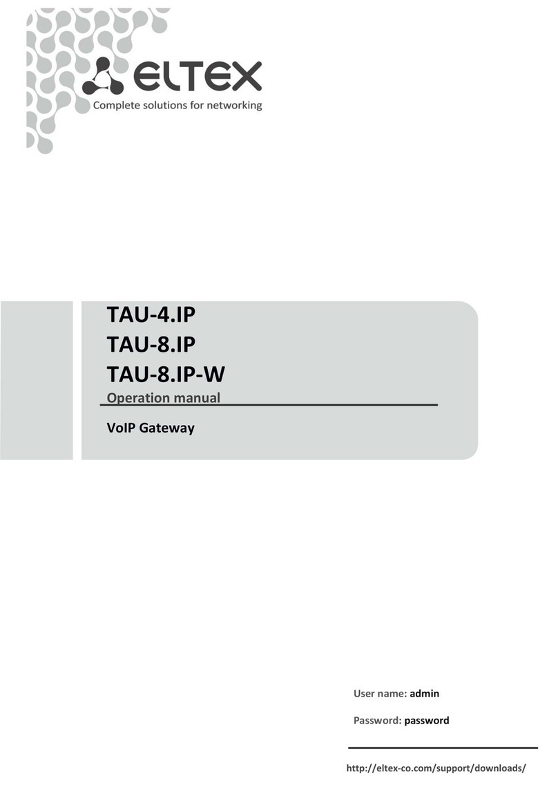 ELTEX TAU-4.IP User manual