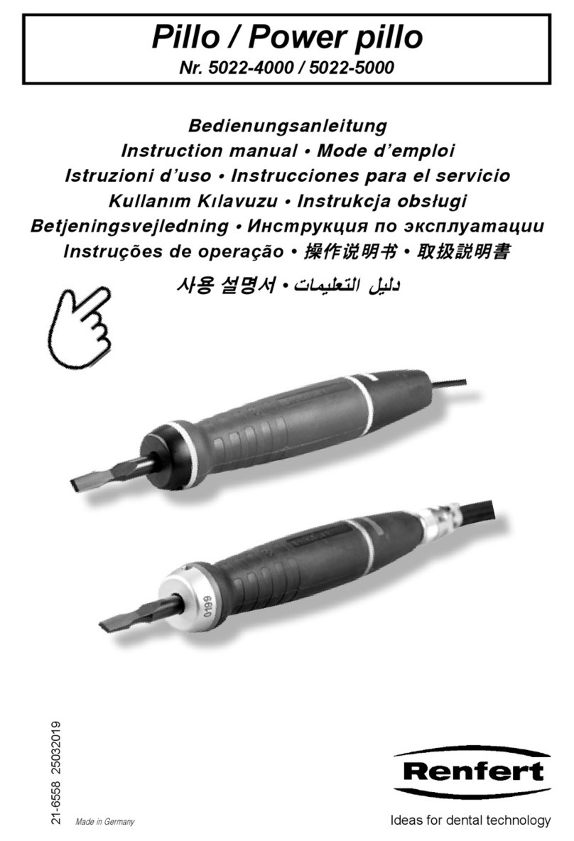 Renfert Pillo User manual