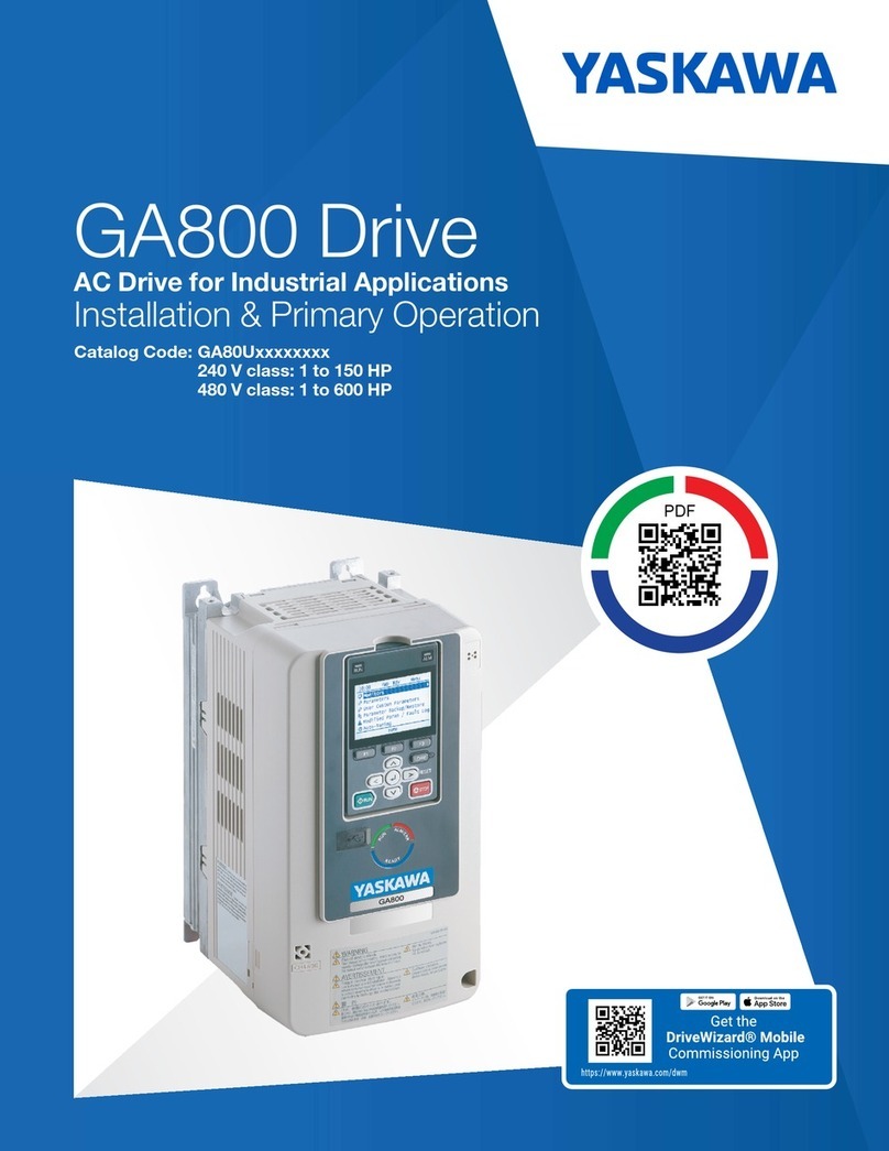 YASKAWA GA800 Series Instruction Manual