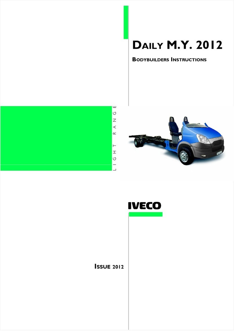 Iveco DAILY M.Y. 2012 Body builder instructions
