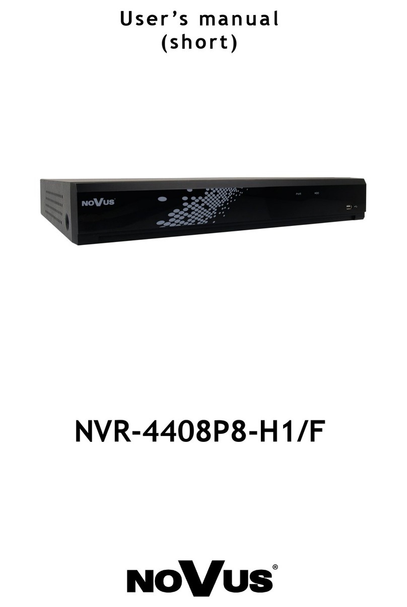 Novus NVR-4408P8-H1/F user manual