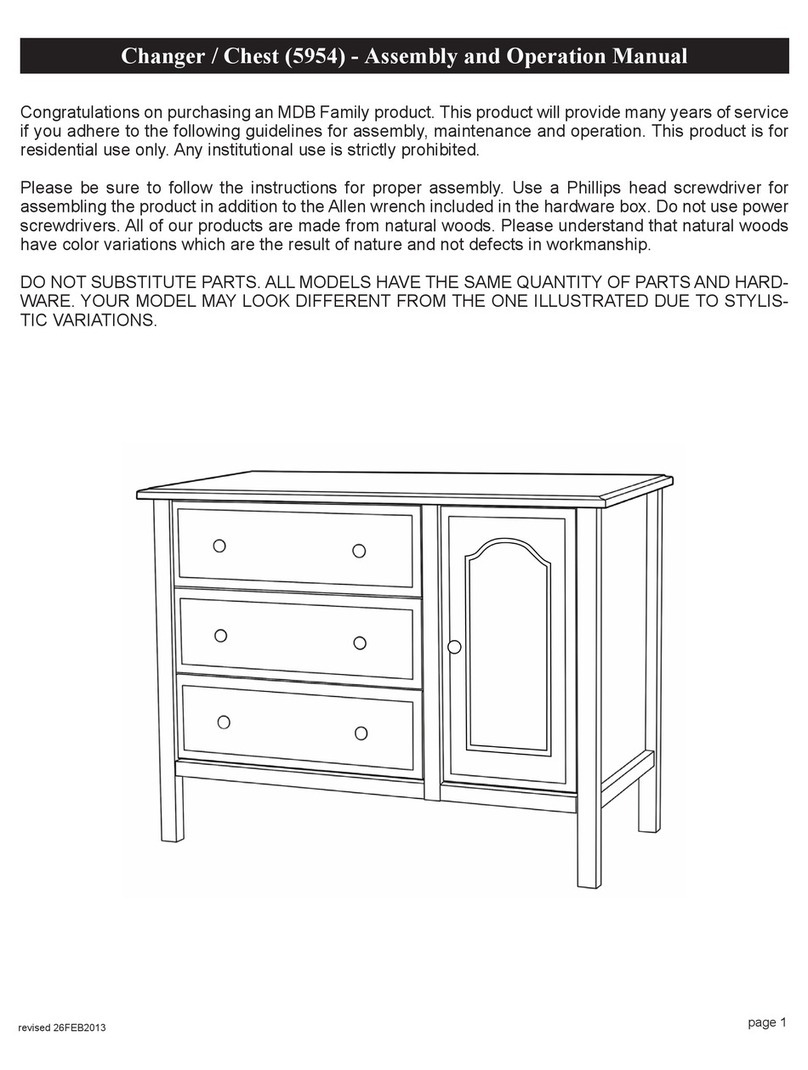 MDB Family 5954 Installation and operating instructions MDB Family 5954 Installation and operating instructions