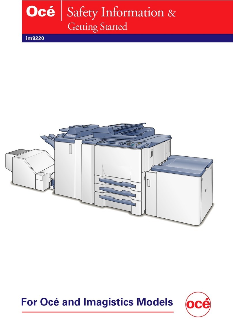 Oce im9220 User manual