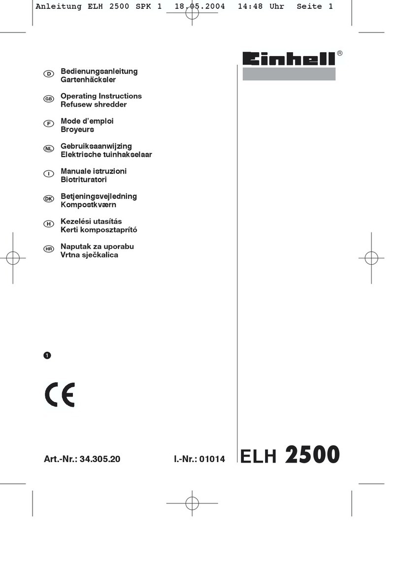 EINHELL ELH 2500 operating instructions