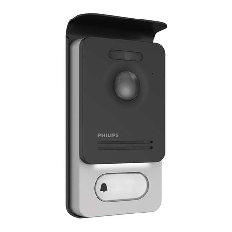 Philips WelcomeEye Comfort DES9500VDP User manual Philips WelcomeEye Comfort DES9500VDP User manual