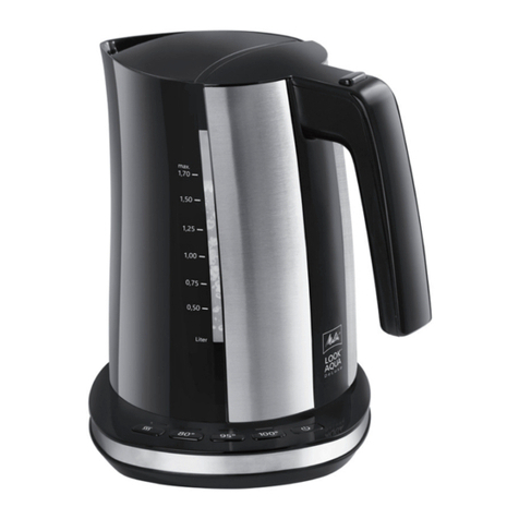 Melitta Look Aqua DeLuxe User manual