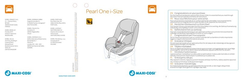 MaxiCosi Pearl One i-Size Troubleshooting guide