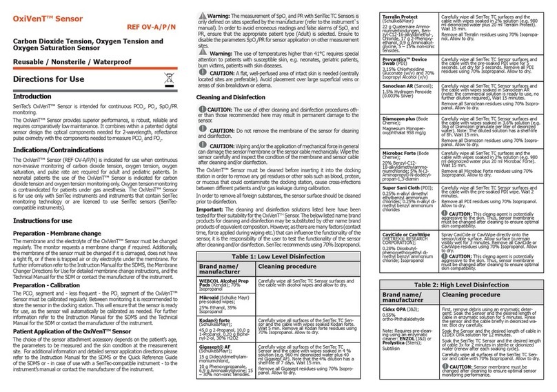 Sentec OxiVenT OV-N Manual