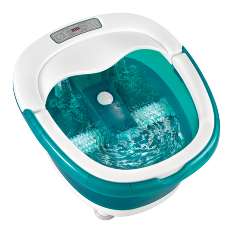 HoMedics DEEPSOAKDUO FB-650 Instruction manual and warranty information HoMedics DEEPSOAKDUO FB-650 Instruction manual and warranty information