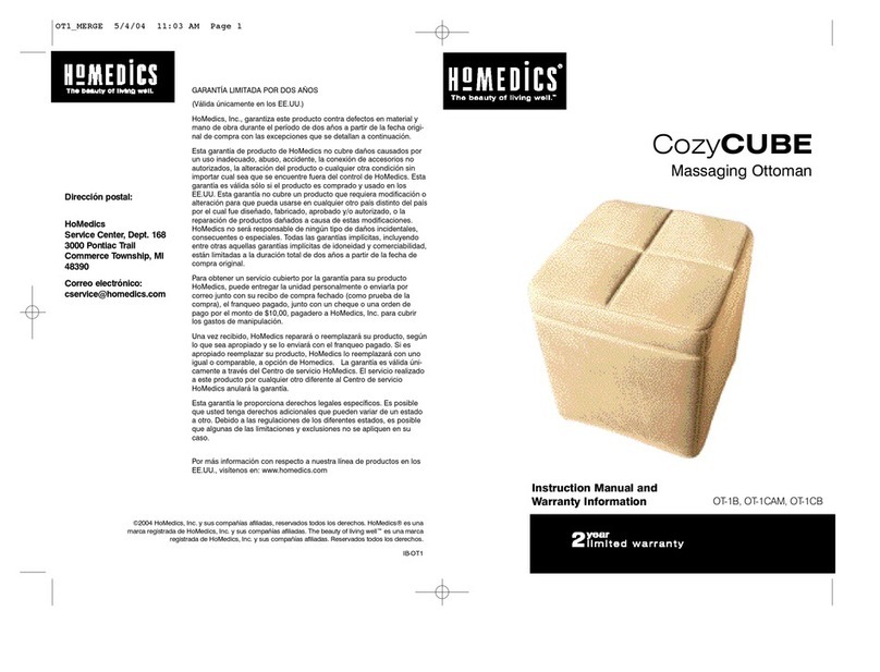 HoMedics OT-1B Instruction Manual