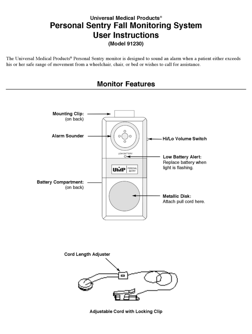 Universal Medical Products 91230 User instructions