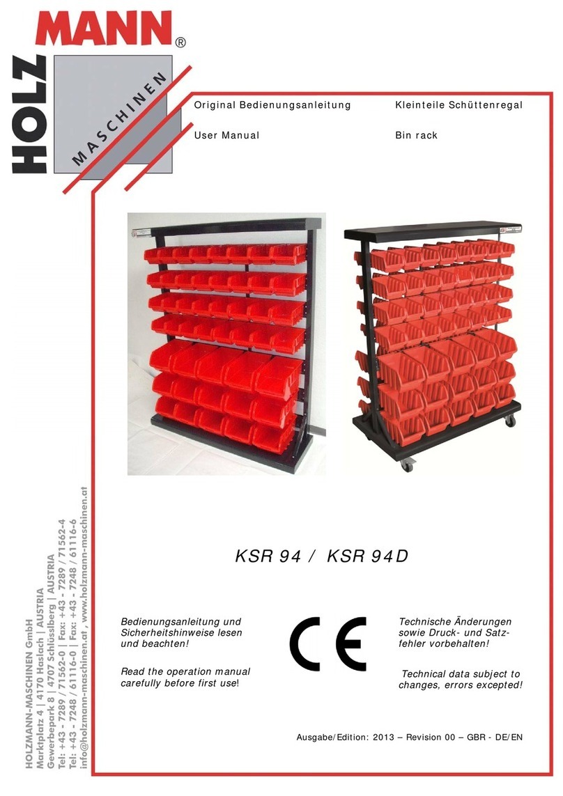 HOLZMANN MASCHINEN KSR 94 user manual HOLZMANN MASCHINEN KSR 94 user manual