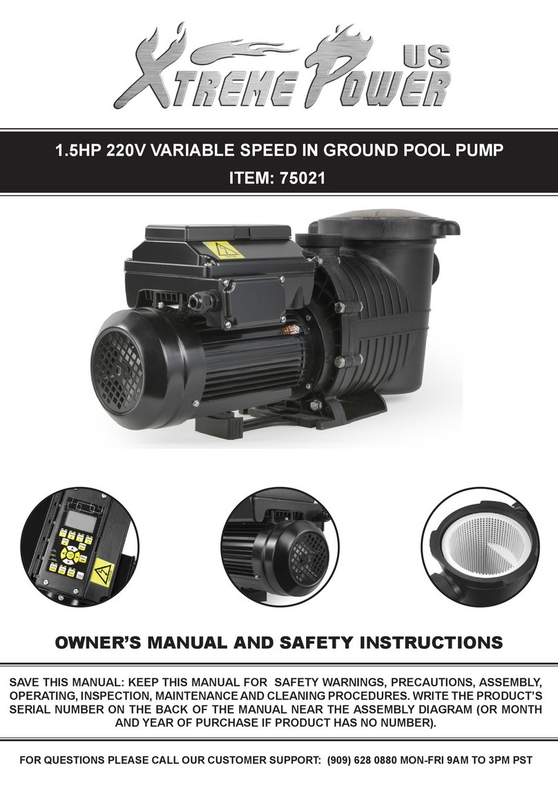 Xtreme Power 75021 Owner's manual and safety instructions