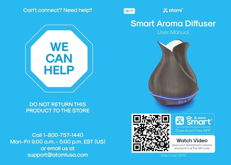 ATOMI Smart Aroma Diffuser user manual